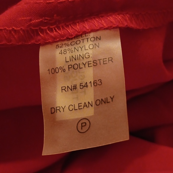 Tommy Hilfiger Red Lace Dress. Holiday Perfect. Lace. - Picture 10 of 12